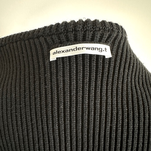 Alexanderwang.t Cropped Crewneck Shrug - M - Picture 13 of 13